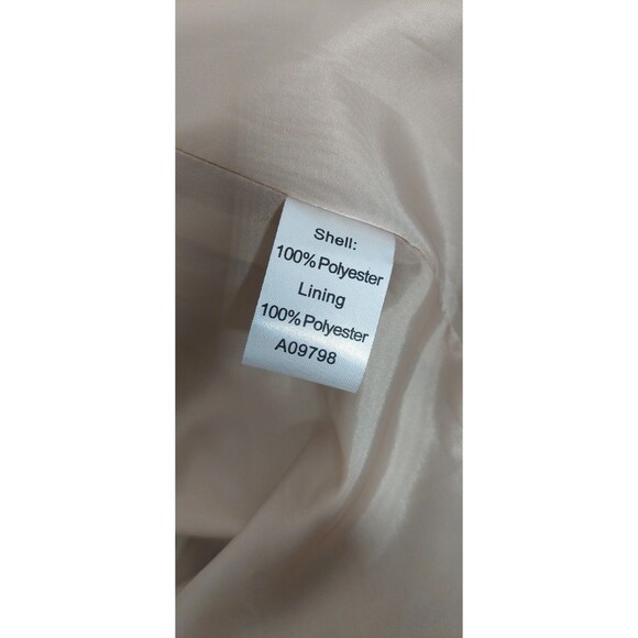 Appleseed's Women's Size Medium Jacket Coat Full Zipper Beige Cream Bone - Picture 14 of 16